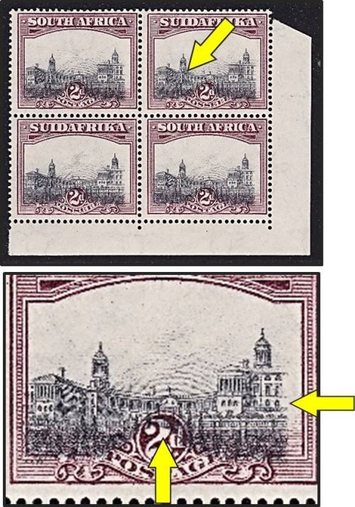 1927 Union 2d UMM(**) Corner CC.33 - LARGE VIGNETTE SHIFT *** R1,600+VAR ***