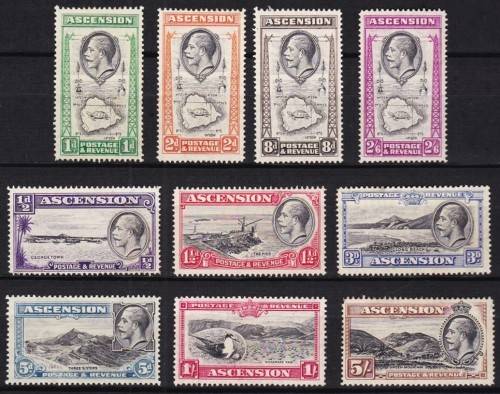 1934 Ascension KGV Mint(No Gum) Full Set  *** Normal CV for MM(*)  R3,500 ***