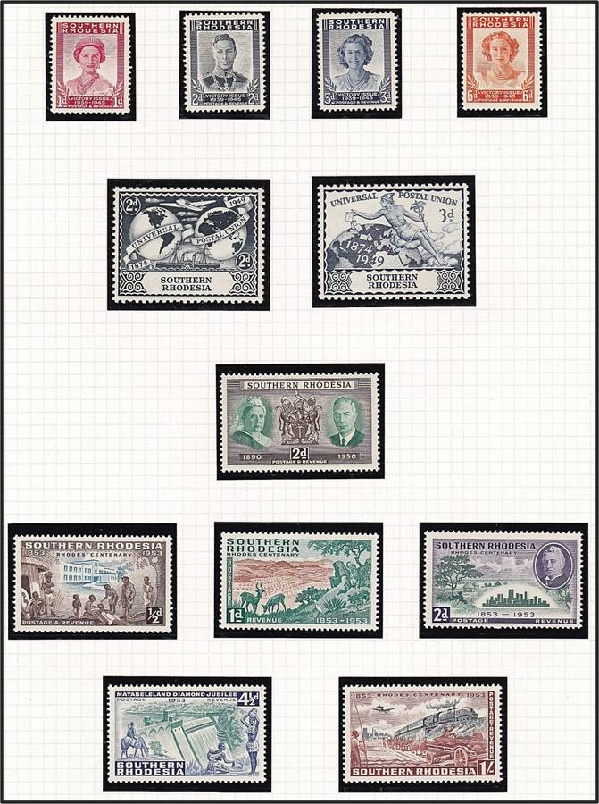 1932/53 S.Rhodesia MM(*) All Issues from CC.30-79 including KGVI Set  *** CV  R3,445 ***