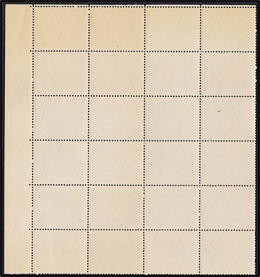 1940 Union 3d Block of 20 Unscreened UMM(**) UHB Var.2 -  DR Blade + Arrow into Stamp Margin