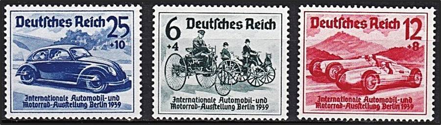 1939 Germany Automobile Exhibition Berlin MM(*) Set  *** CV for UMM  R2,300+ ***
