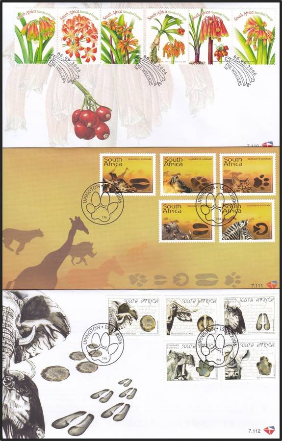 2006 RSA FDCs No.7.101-7.116 @ CV  R1,195