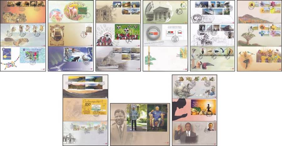 2007/8 RSA FDCs No.7.117-7.1141 @ CV  R1,840