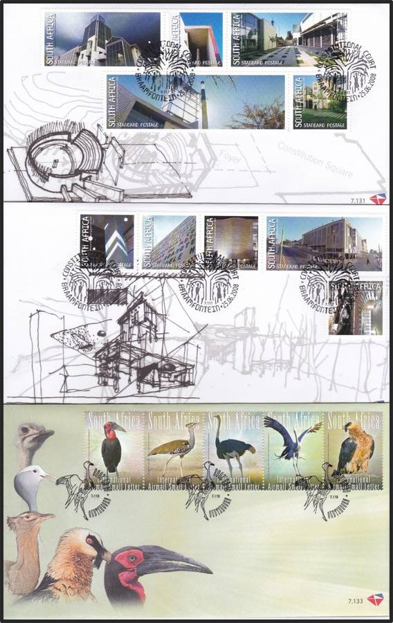 2007/8 RSA FDCs No.7.117-7.1141 @ CV  R1,840