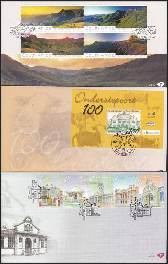 2007/8 RSA FDCs No.7.117-7.1141 @ CV  R1,840