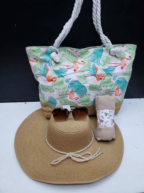 STRAW HAT WITH ACCESSORIES!!