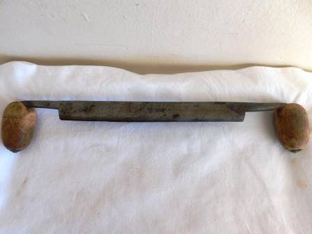 MARSDEN BROTHERS CAST STEEL CARPENTER'S DRAW-KNIFE