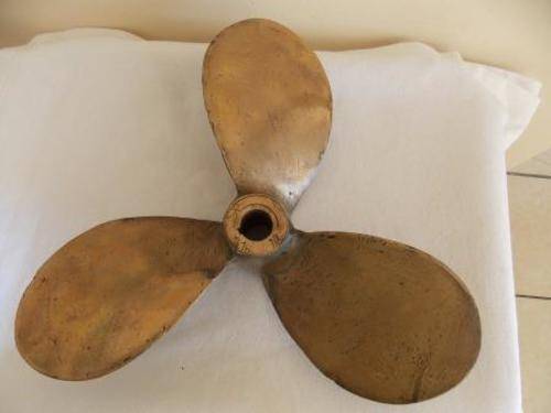 SOLID BRASS BOAT ENGINE PROPELLER