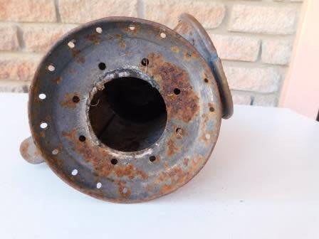 SA RAILWAYS LAMP WITH GREEN AND RED LENSES - RED LENS CRACKED