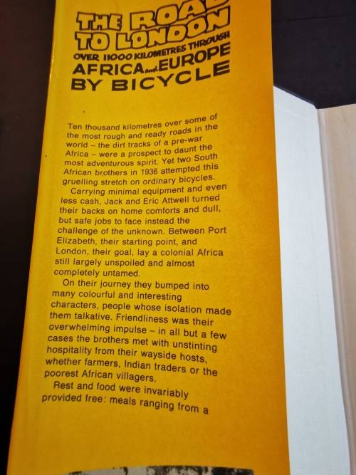 The Road to London by Eric Atwell with forward by Athol Fugard ``SIGNED``