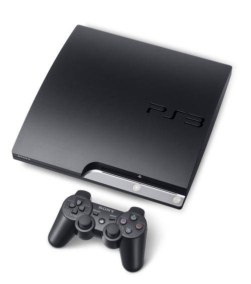 PLAYSTATION 3 320GB SLIM (BLACK) + 1 WIRELESS CONTROLLERS + 5 GAMES