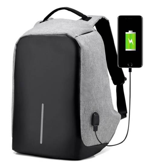 Anti Theft Laptop / Notebook Backpack Bag Travel Bag With External USB Charging Port