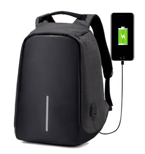 Anti Theft Laptop / Notebook Backpack Bag Travel Bag With External USB Charging Port