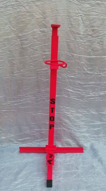 Custom Made KIDS 70CM Heavy Duty Foot Operated Self Standing Sanitizer Stand