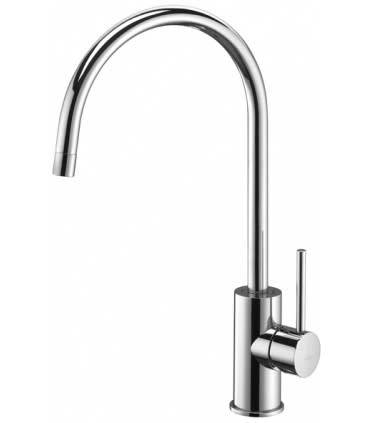 Single-Blade Chrome Brass Collector Hot & Cold Mixer