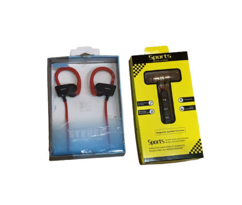Ezra Wireless Over Ear Headphones + Sports Wireless Headset
