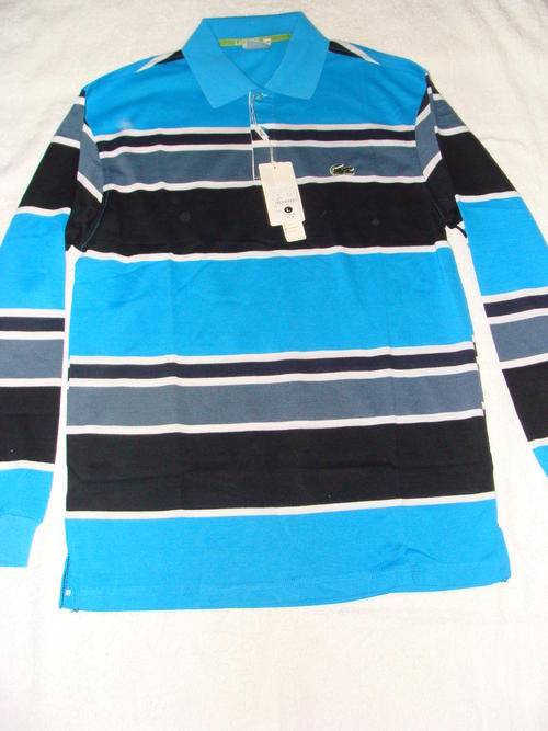 Mens Lacoste Long Sleeve T Shirt Slim Fit Large