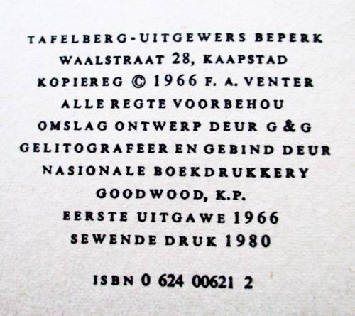 Gelofteland - F.A. Venter