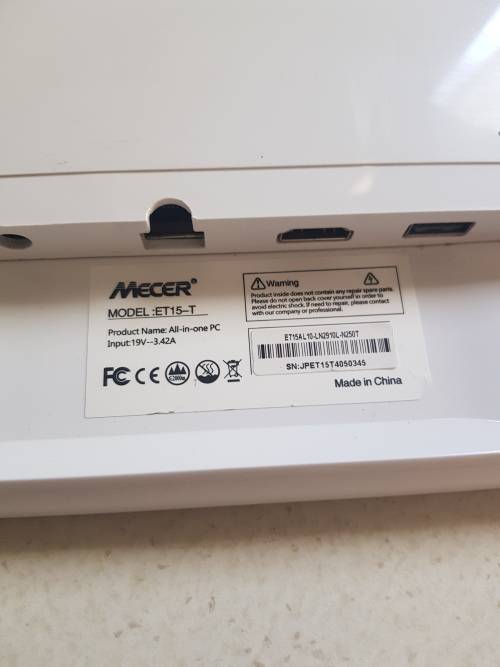 Mecer ET15-T All in one PC Touch Screen