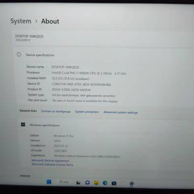 Lenovo Thinkpad P15 Gen1  | Core i7 | 10th Gen | 512SSD| 32GB RAM | Nvidea Graphics  | Free Shipping