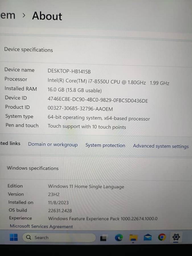 Dell XPS 13 9370 | Core i7 | 8th Gen | 16GB Ram | 512 GB SSD | 13 Inch UHD Touch Display