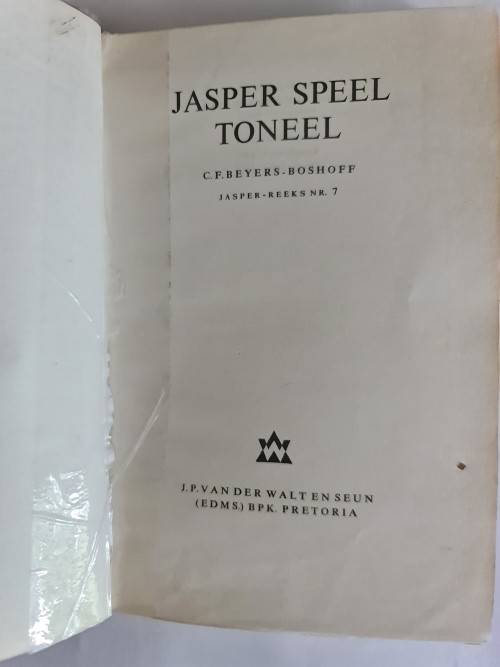 Jasper speel toneel, CF Beyers-Boshoff