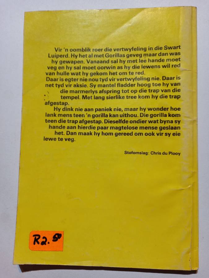 Die Swart Luiperd,No 52, Sluiers oor die Woud, Sirkel Uitgewers, Braam Le Roux