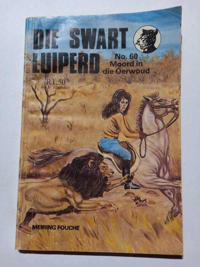 Die Swart Luiperd,No 60, Moord in die Oerwoud, Sirkel Uitgewers, Braam Le Roux