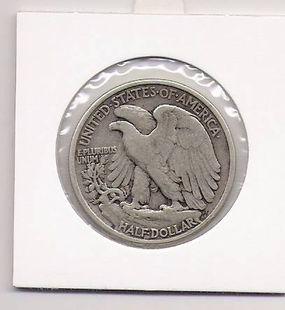 1938 Walking Liberty Half Dollar