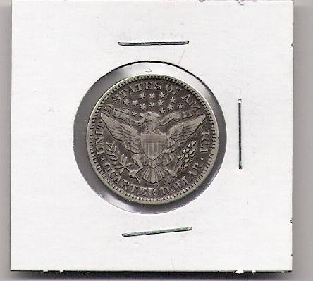 1910  Barber Quarter Dollar "D" Mintmark