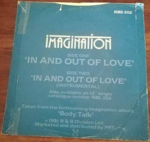 IMAGINATION - IN AND OUT OF LOVE 45RPM RECORD