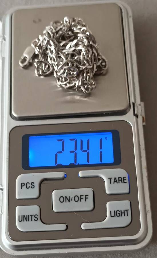 Sterling Silver Heavy Men`s Chain. 5mm. 23.41g. 55.5cm