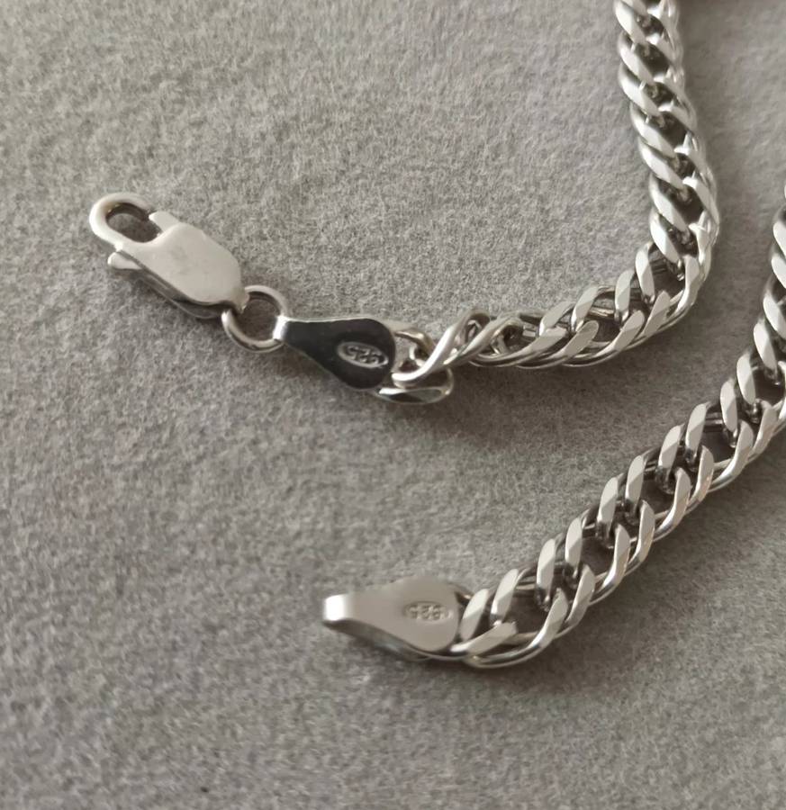 Sterling Silver Heavy Men`s Chain. 5mm. 23.41g. 55.5cm