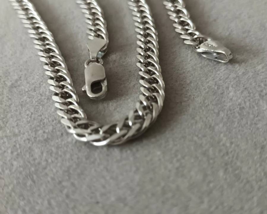 Sterling Silver Heavy Men`s Chain. 5mm. 23.41g. 55.5cm