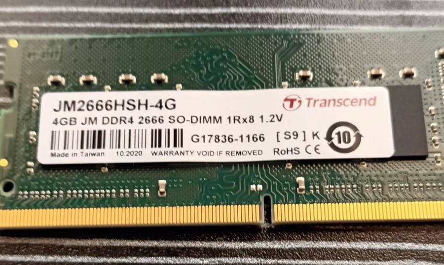 Transcend 4GB DDR4 Laptop RAM