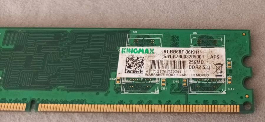 Kingmax 256MB DDR2 RAM