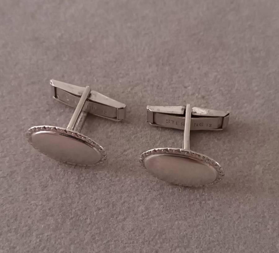 Stunning Sterling Silver Cufflinks.