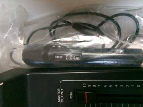 Vintage Brand New Maxtec Stereo Sound Mixer. With Dynamic Microphone.