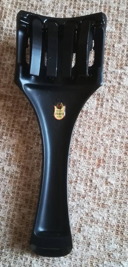 OLD ANTIQUE VINTAGE 1900S THOMASTIK `OTTO JNFELD` 5 STRING VIOLIN Tailpiece.