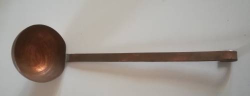 Vintage Copper Soup Laddle