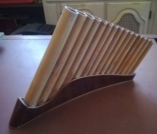 Vintage Bamboo  Pan Flute. 15 Tube.