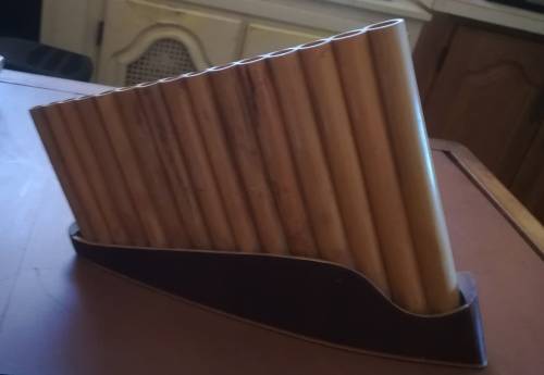 Vintage Bamboo  Pan Flute. 15 Tube.