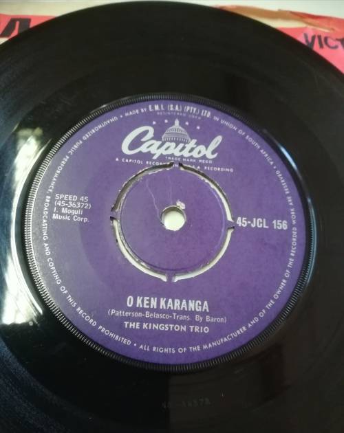 The Kingston Trio 45rpm record
