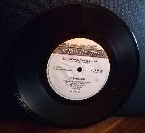ELTON JOHN 45RPM RECORD