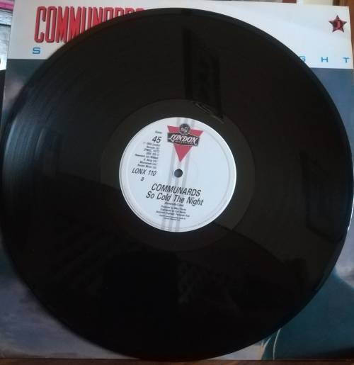 COMMUNARDS LP VINYL RECORD - SO COLD THE NIGHT