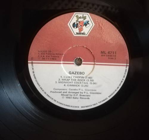 GAZEBO LP VINYL RECORD