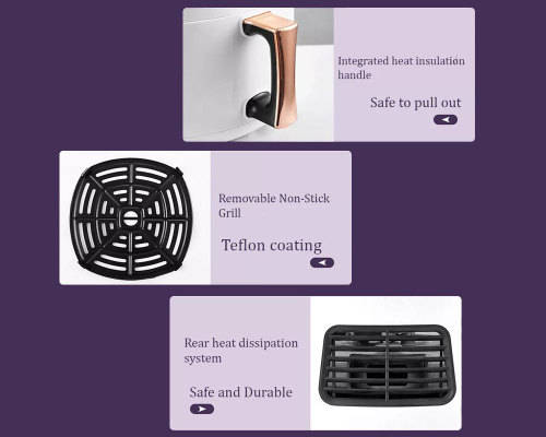 Silver Crest 8L Digital Air Fryer - Black