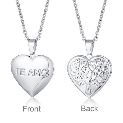Heart locket pendant