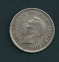 Suid Afrika 6d coin