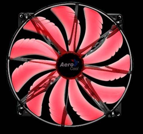 AeroCool 200mm Silent Master Orange LED Fan